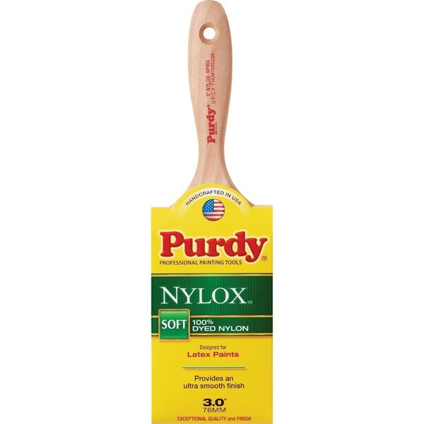 Krylon Purdy Nylox Sprig 3 In. Flat Trim Soft Paint Brush 144380230 - main